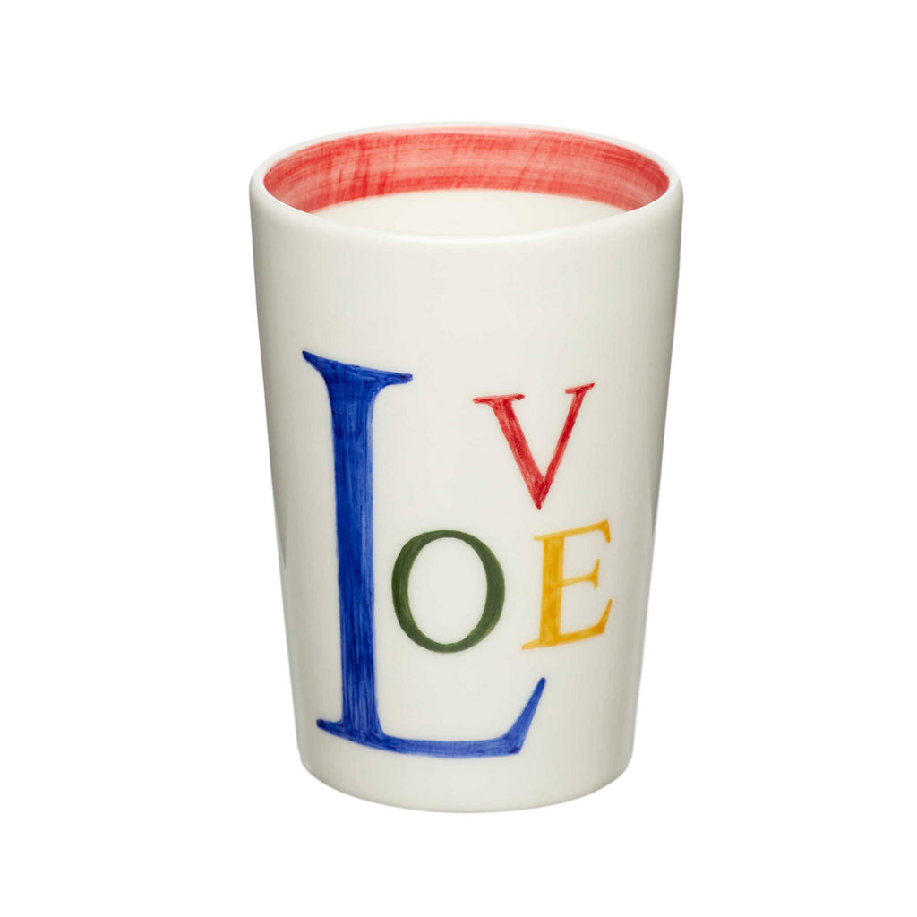 Coffee mug "LOVE", colorful