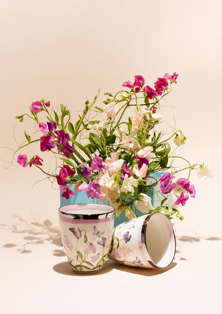 Vase "Wicken", Platinrand