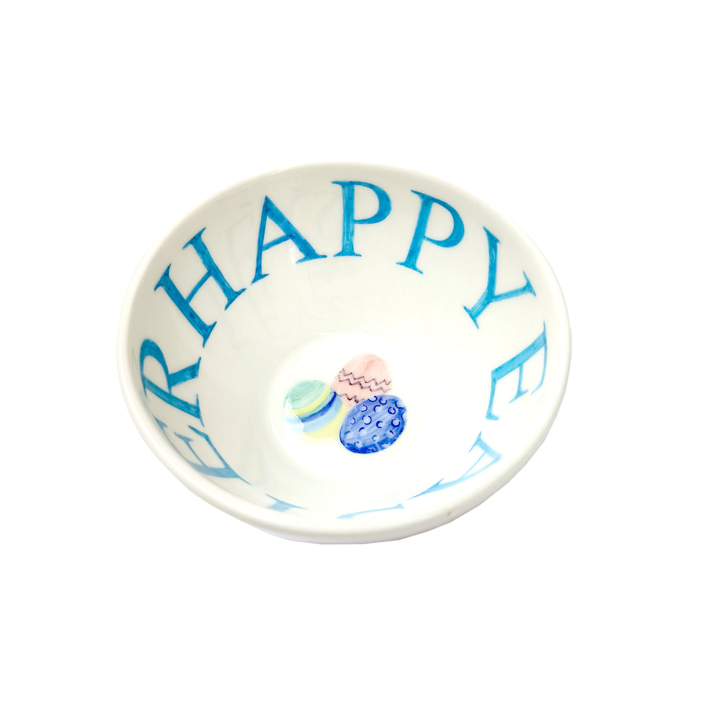 “Easter” cereal bowl, blue