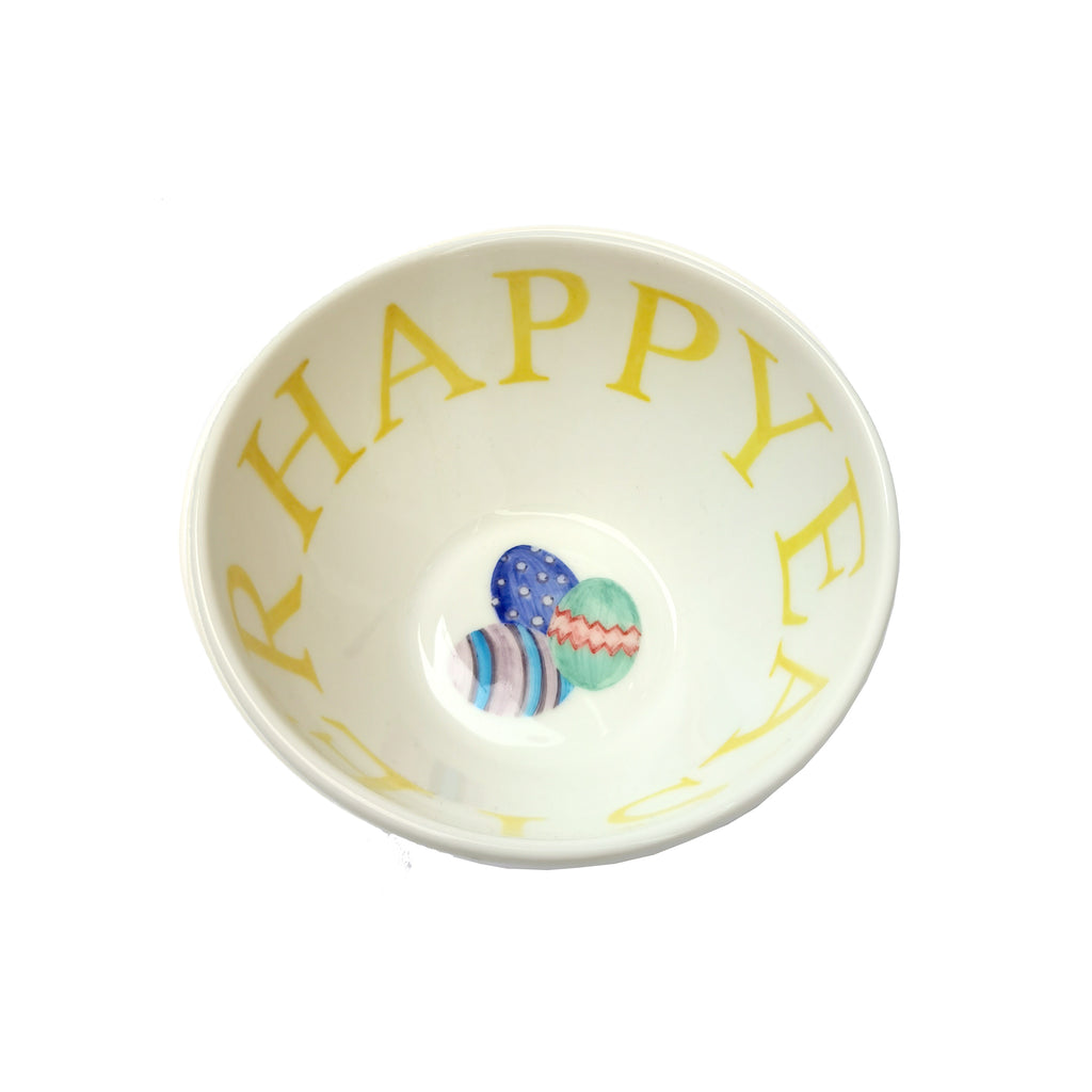 “Easter” cereal bowl, yellow