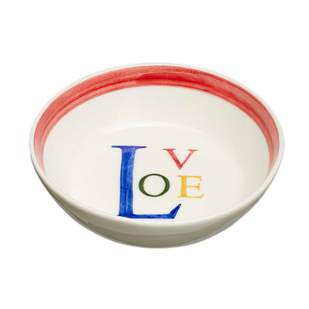 Bowl "LOVE", colorful