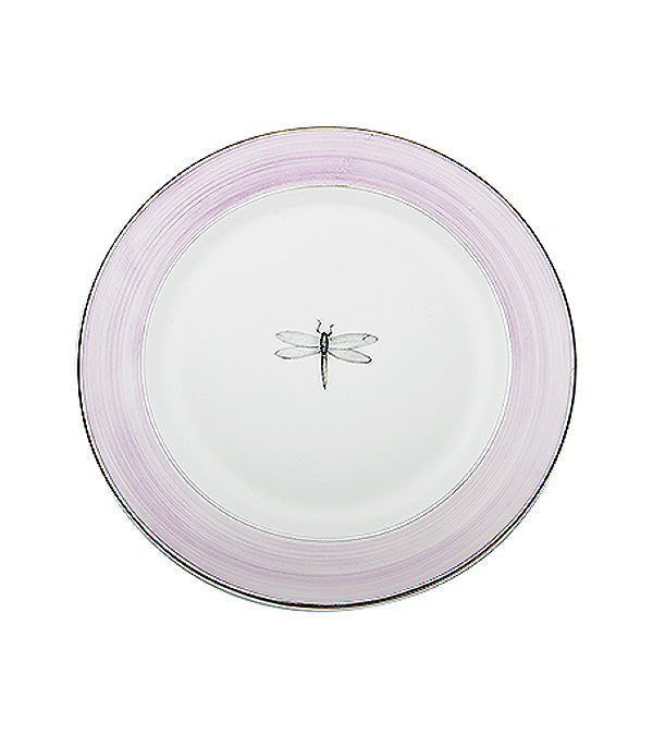 “Dragonfly” plate, pink